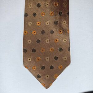 TINO COSMA [ FLORAL/MULTICOLOR ] men's tie 100% Silk Made in Italy 59" x 3.75"